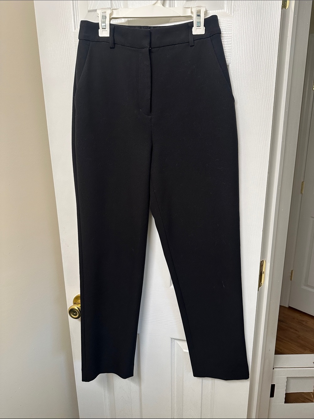 Express Editor Stretch High Waist Straight Ankle Pant